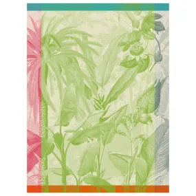 Le Jacquard Francais Tea Towel "Equateur" Green