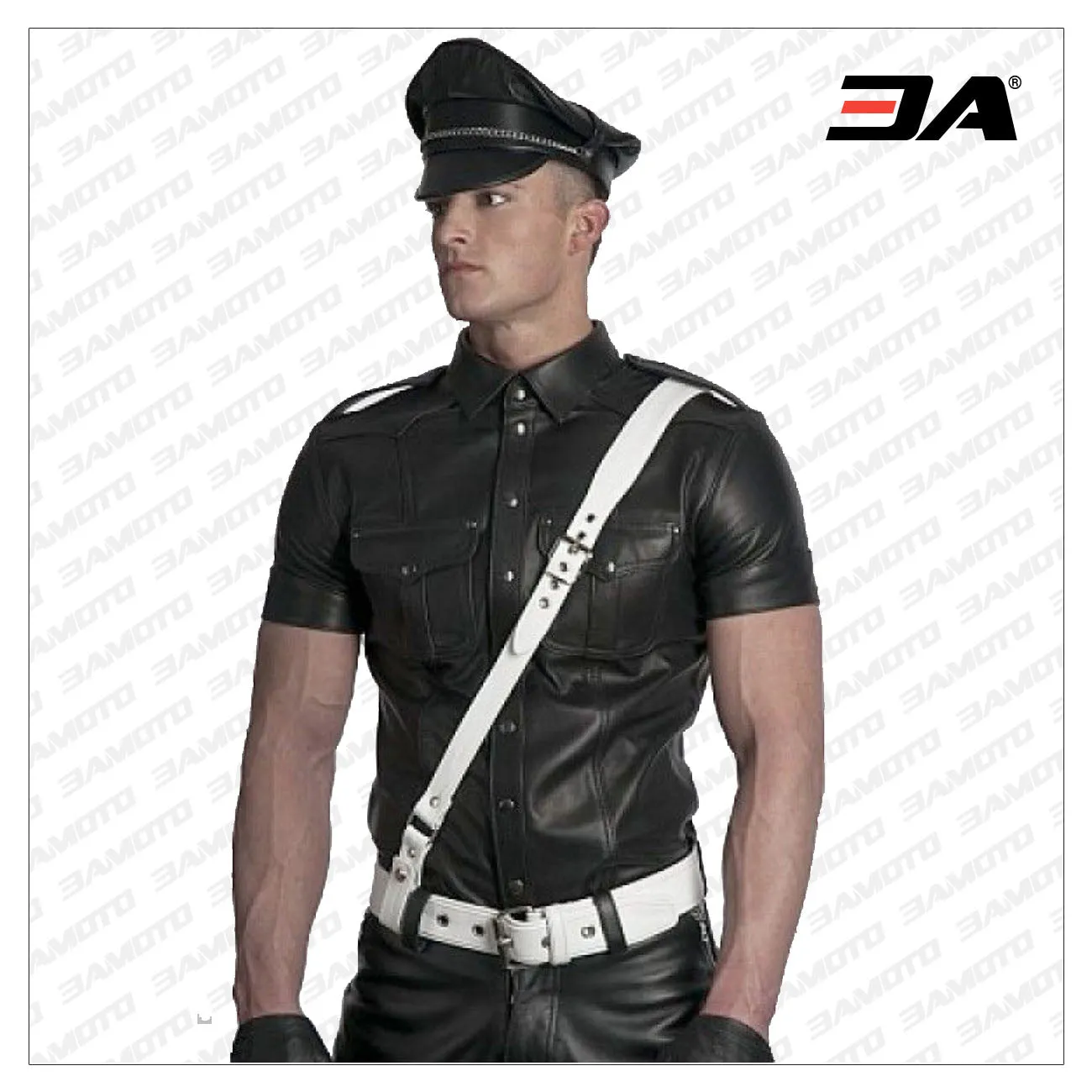 Leather Police Shirt