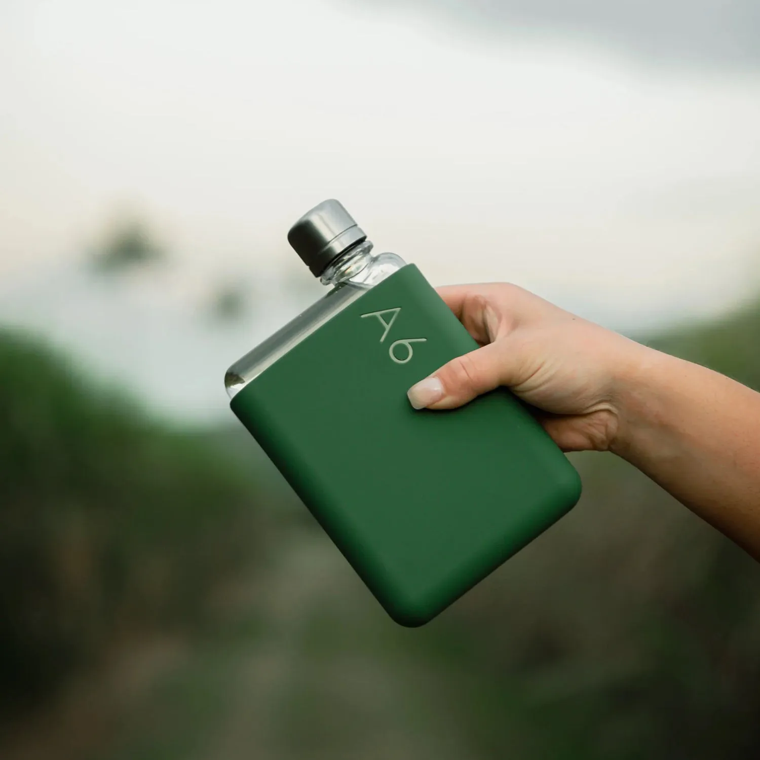 memobottle | sleeve A6 silicone | moss green