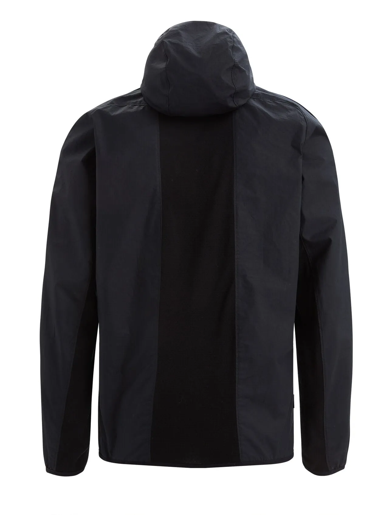 Mens Shell   Cotton Windbreaker - Black