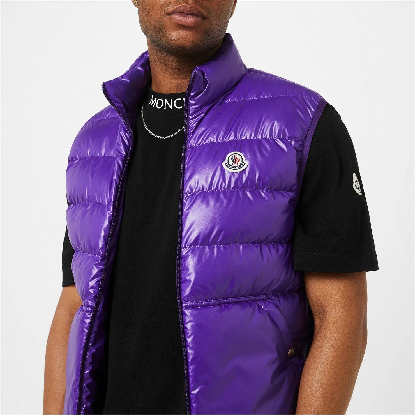 Moncler Purple Aube Padded Gilet