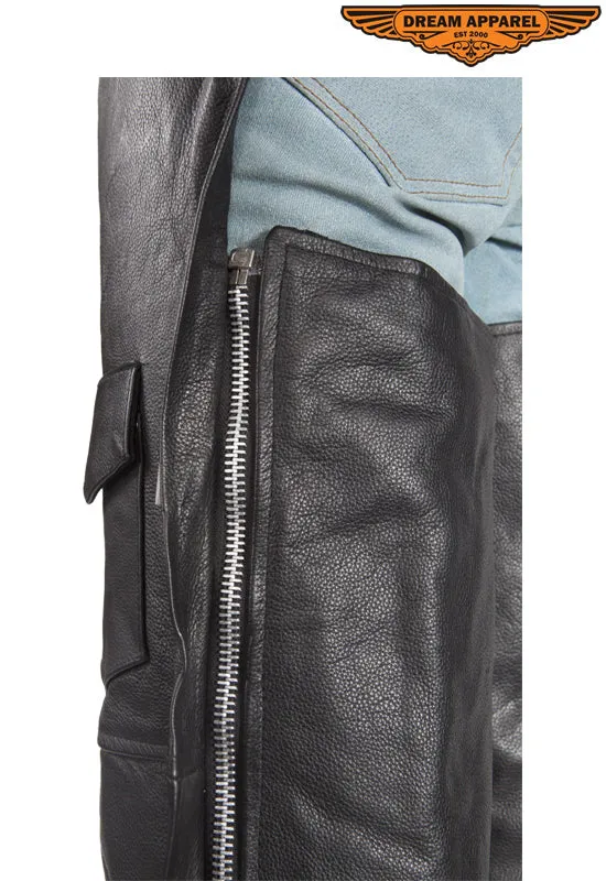 Motorcycle Leather Chaps