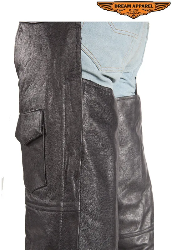 Motorcycle Leather Chaps