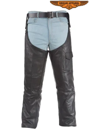 Motorcycle Leather Chaps