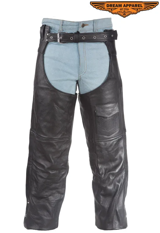 Naked Cowhide Leather Chaps