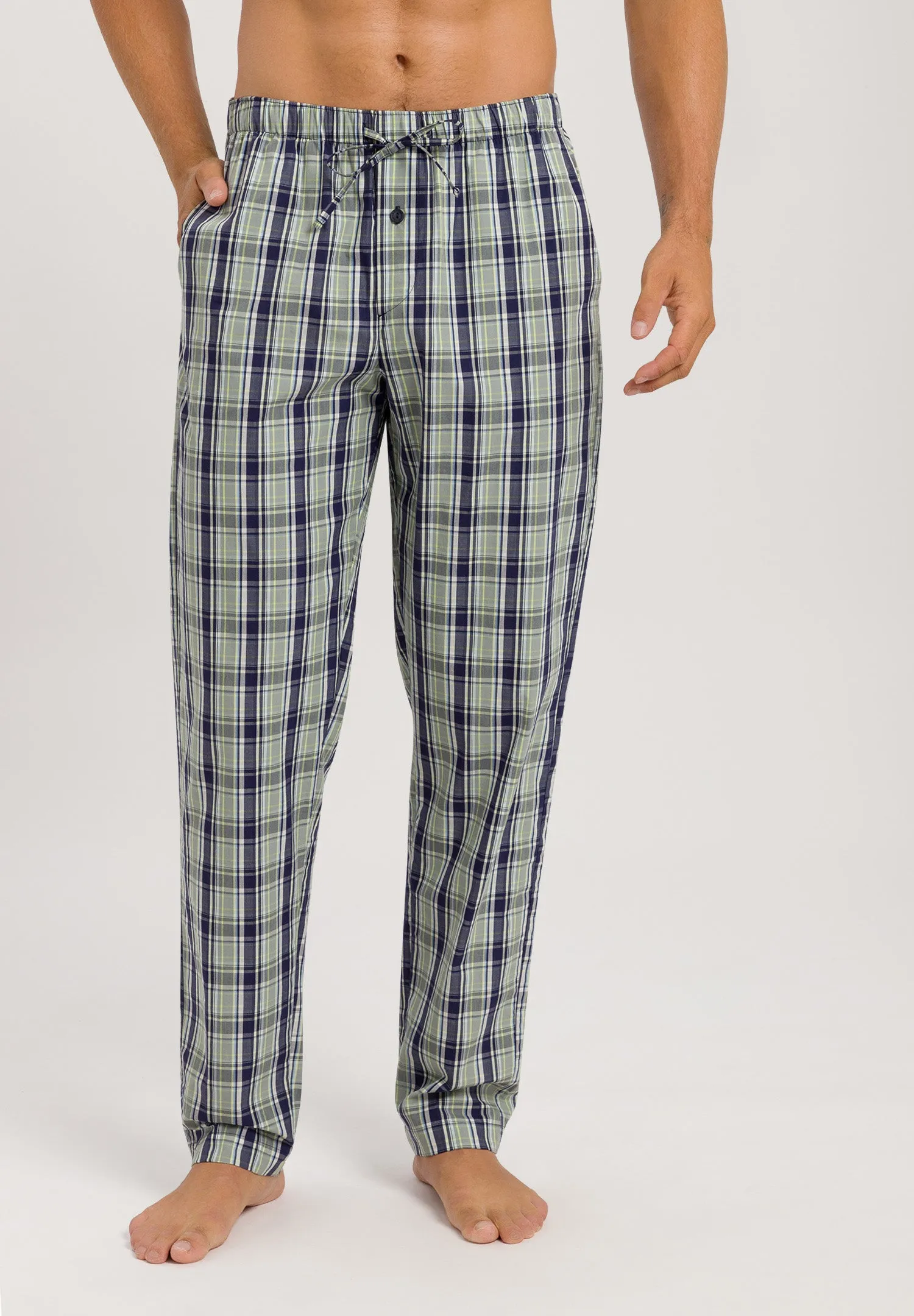 Night And Day Pants Woven | Green Check 75114-2873