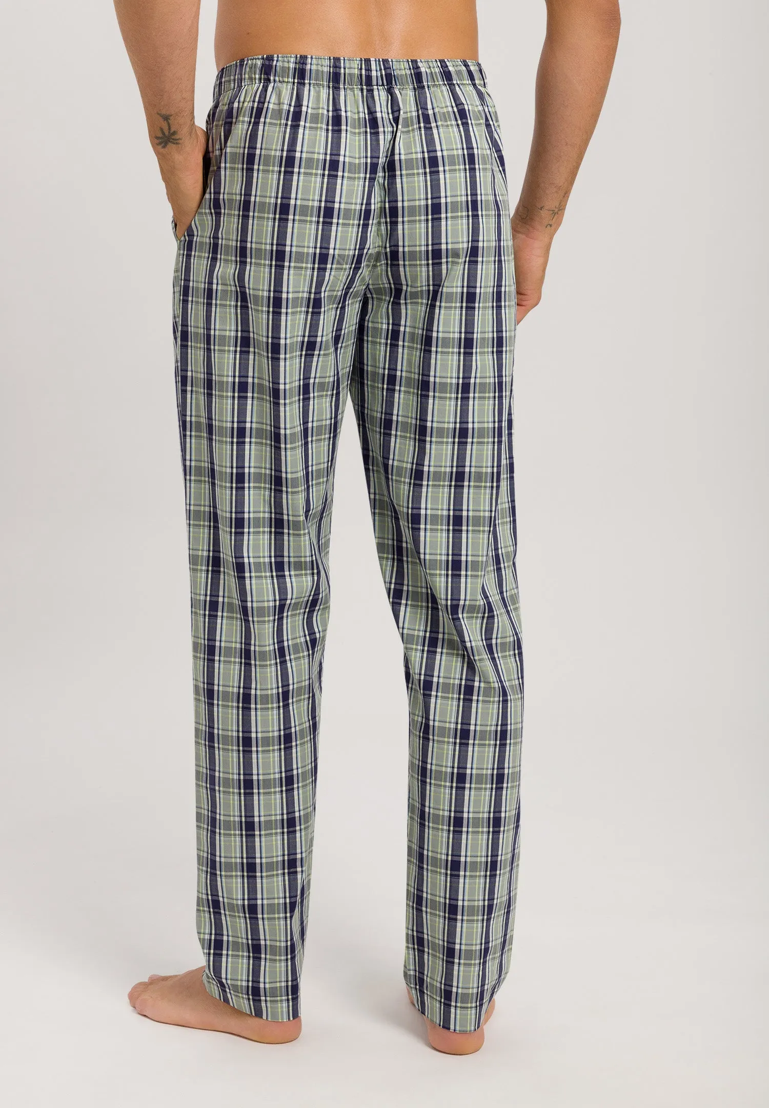 Night And Day Pants Woven | Green Check 75114-2873