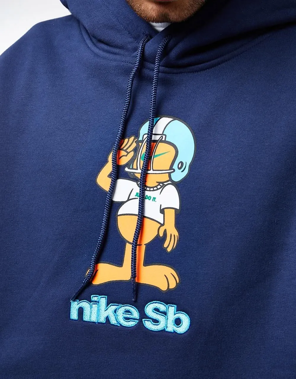 Nike SB Salute GFX Pullover Hoodie - Midnight Navy