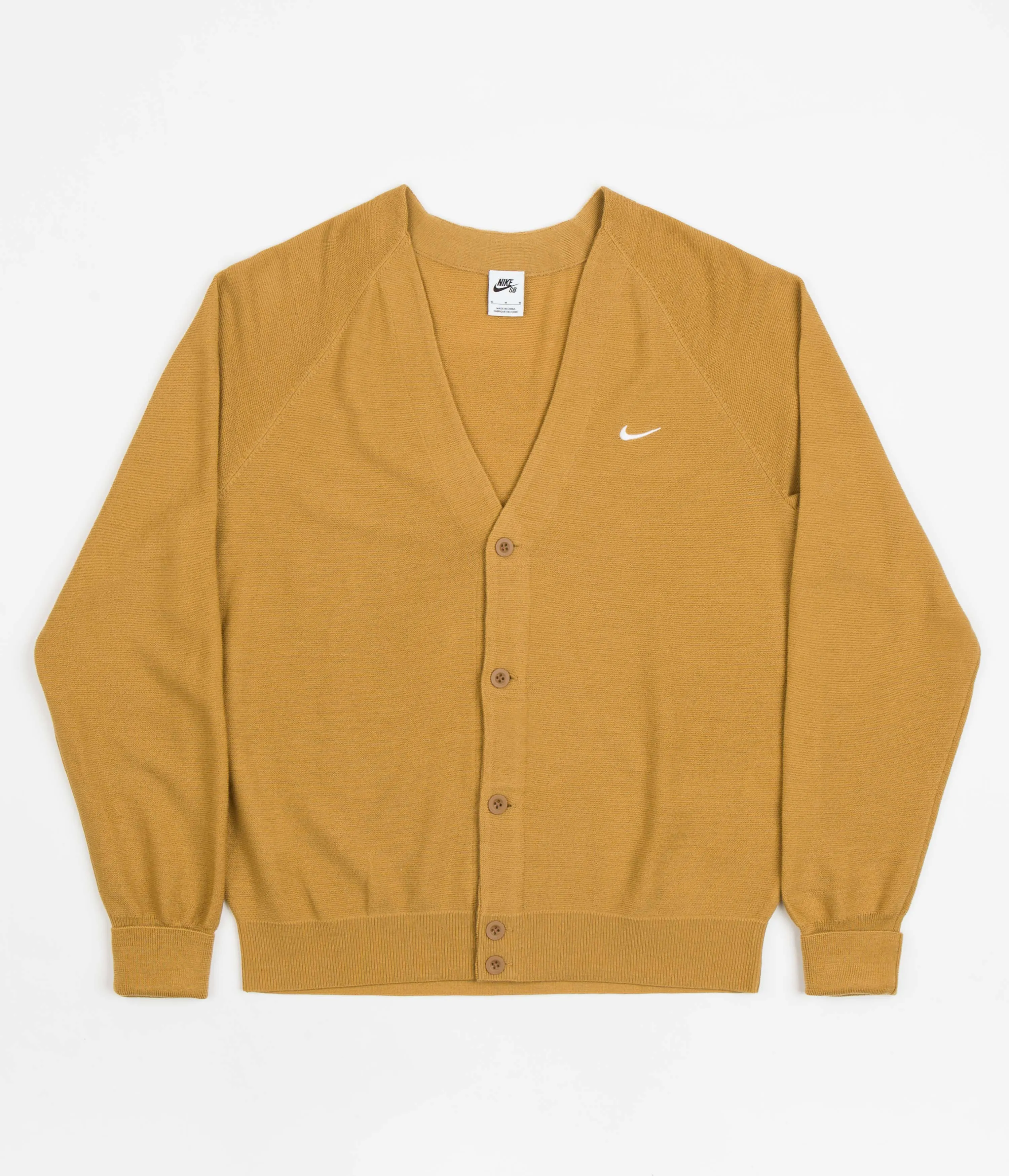 Nike SB Skate Cardigan - Elemental Gold / White