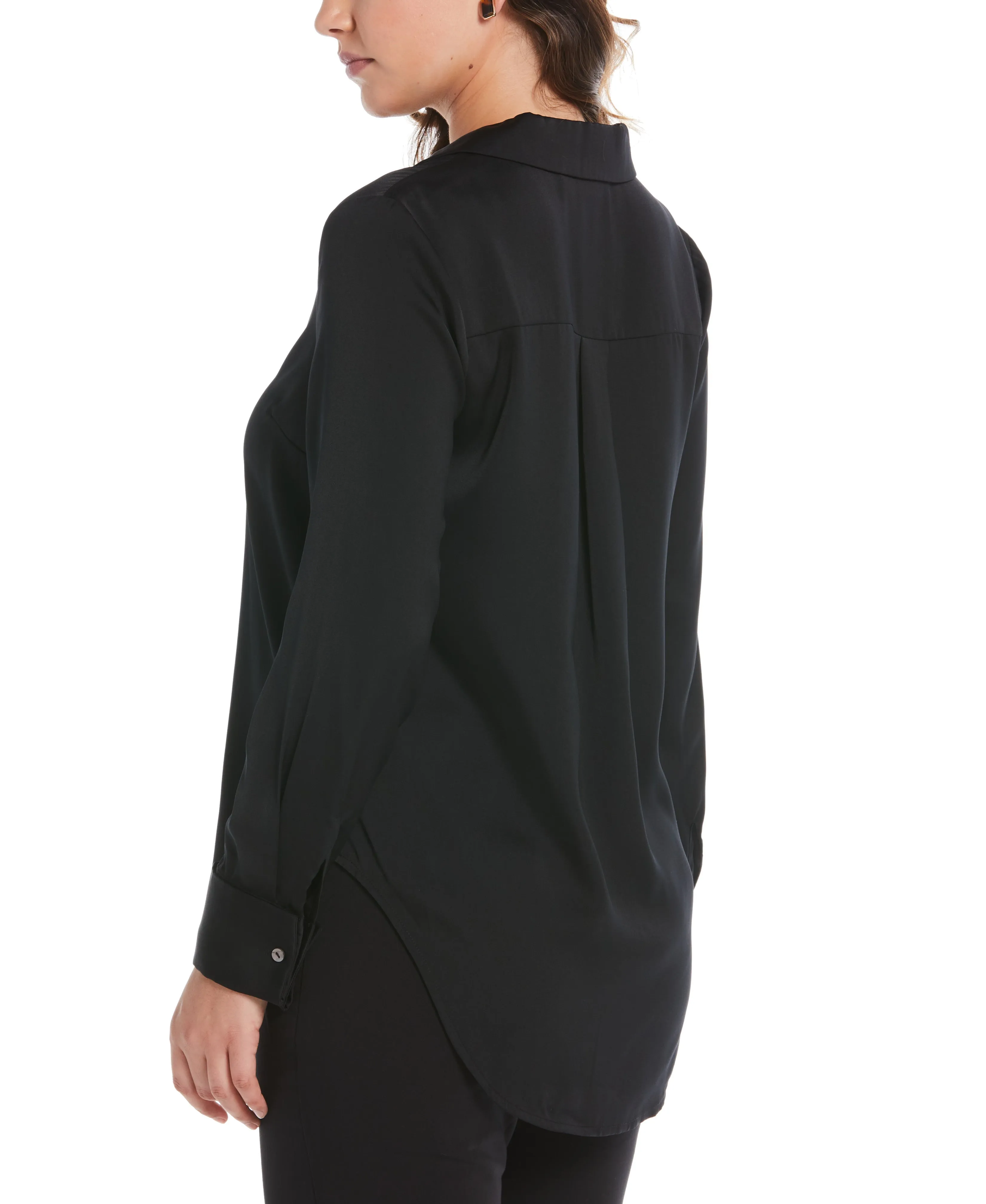 Notch Collar Blouse