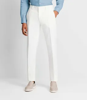 Pantalon en lin blanc BCELESTE