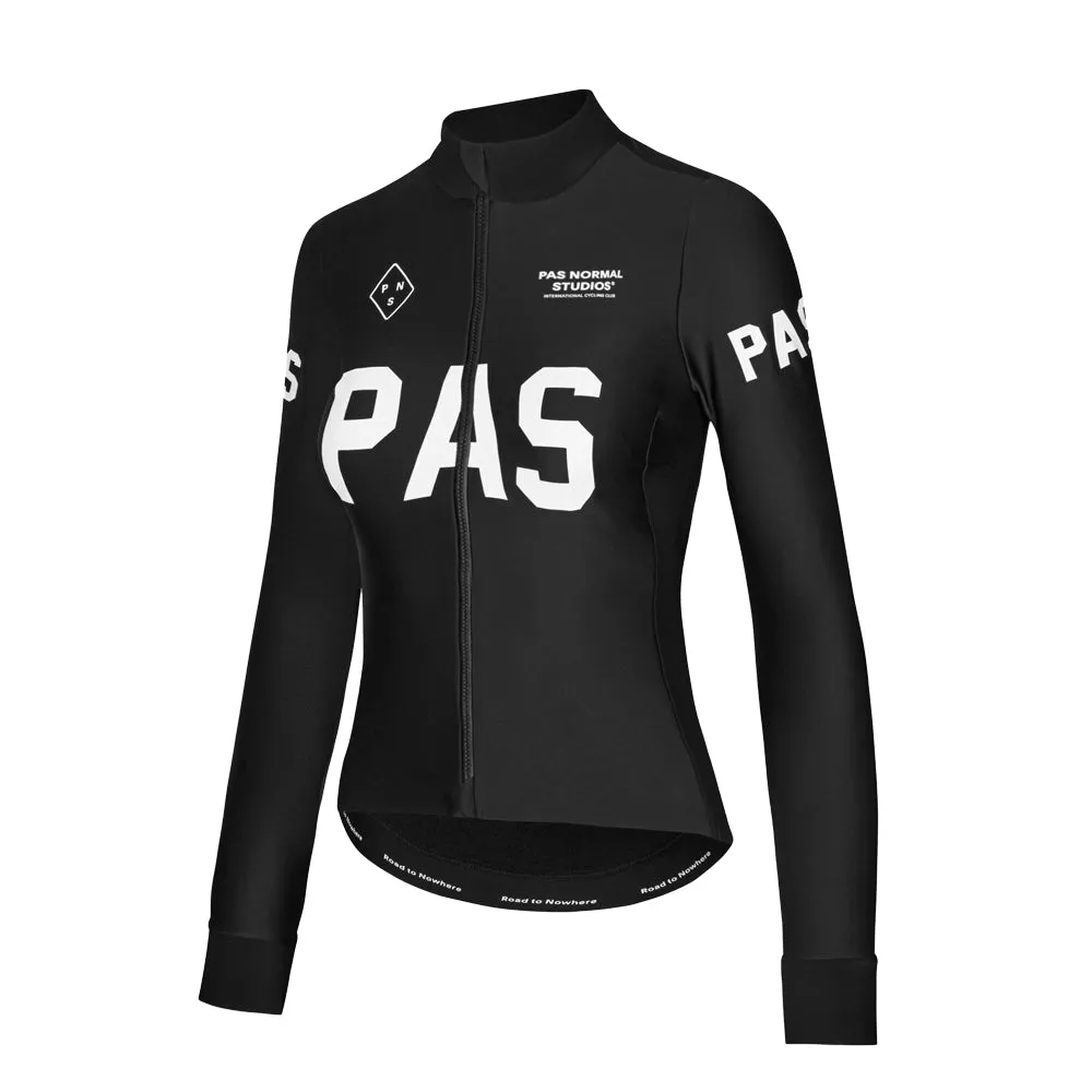 PAS NORMAL STUDIOS PAS Mechanism Thermal Long Sleeve Women Jersey - Black