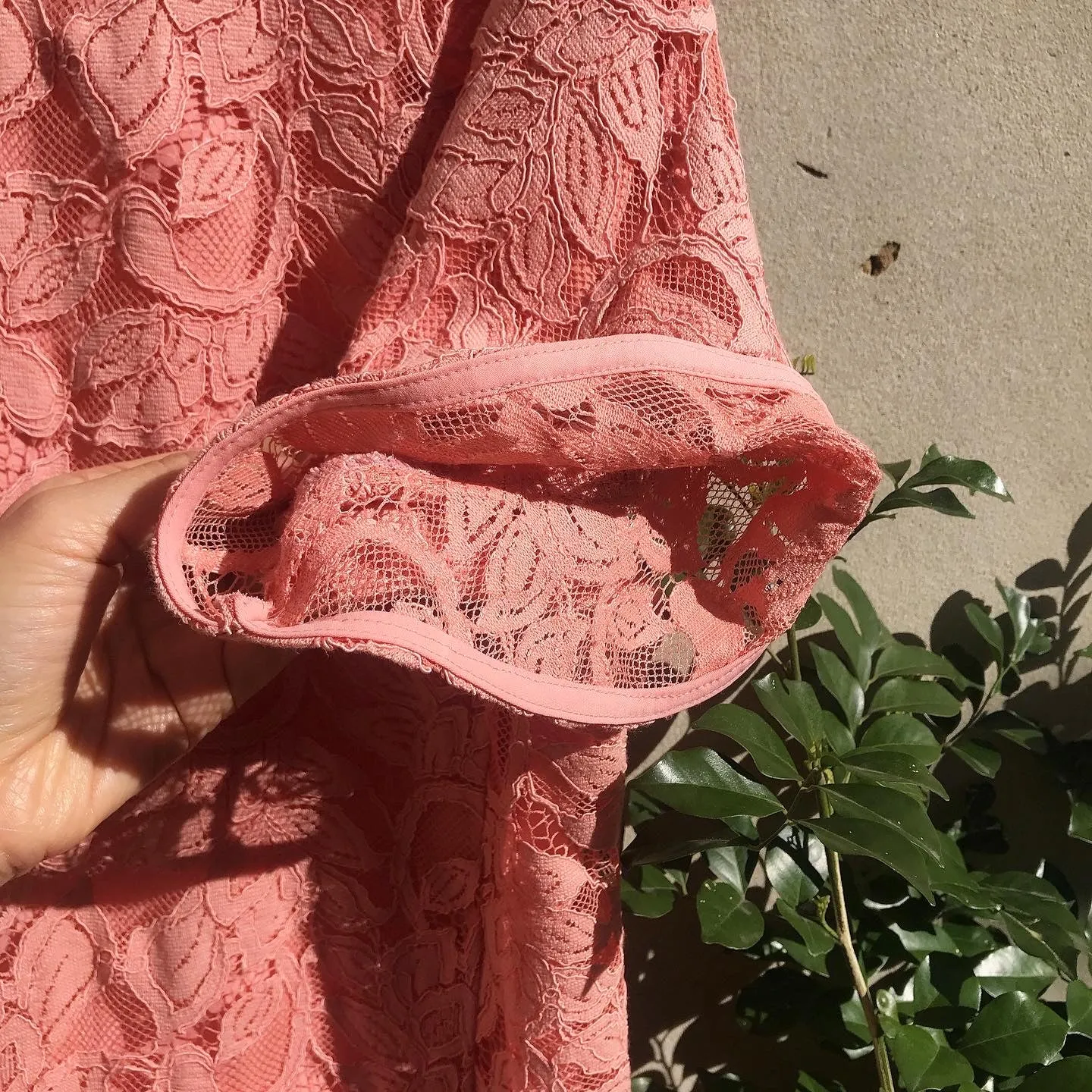 Pink Lace Dress