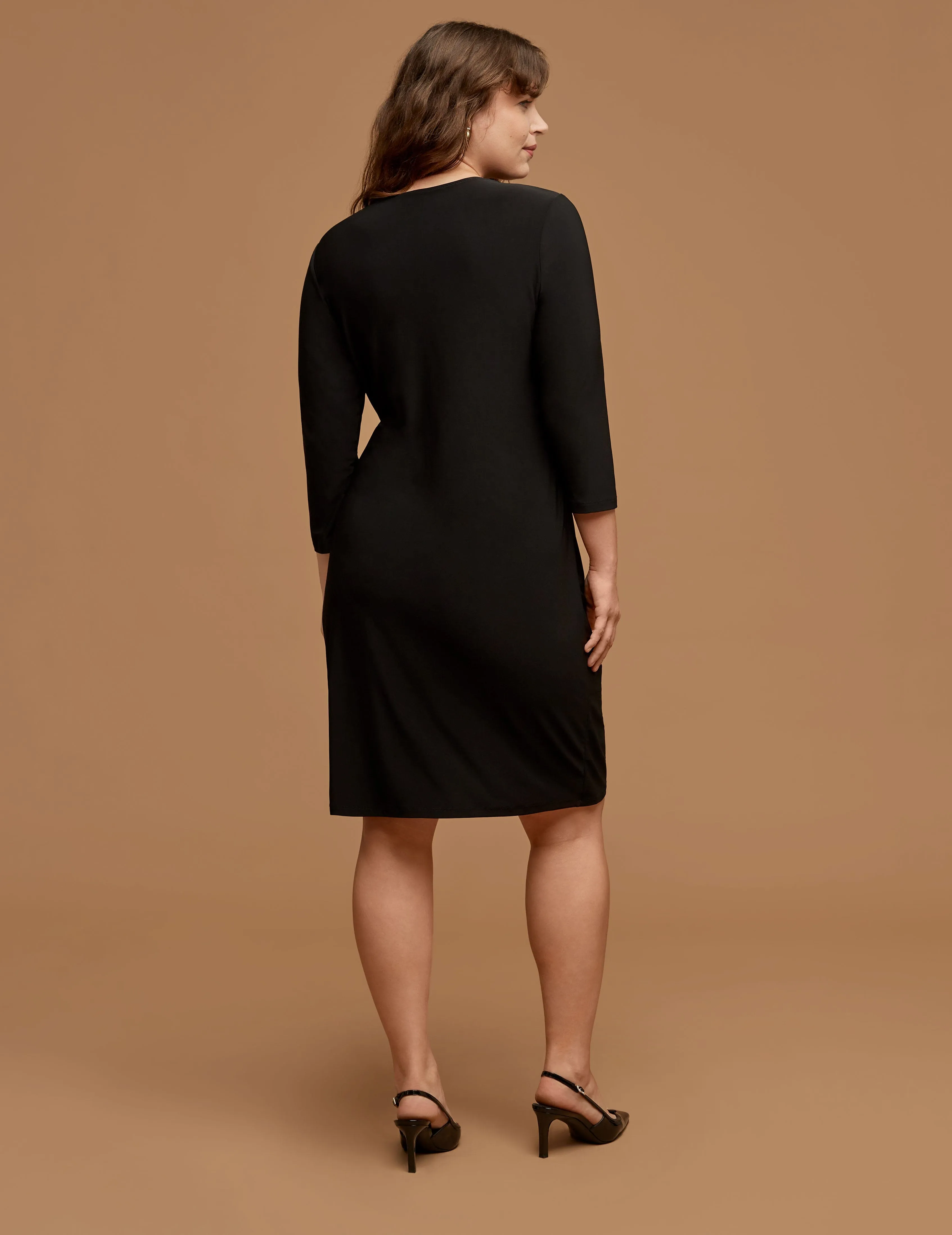 Plus Size Wrap Dress