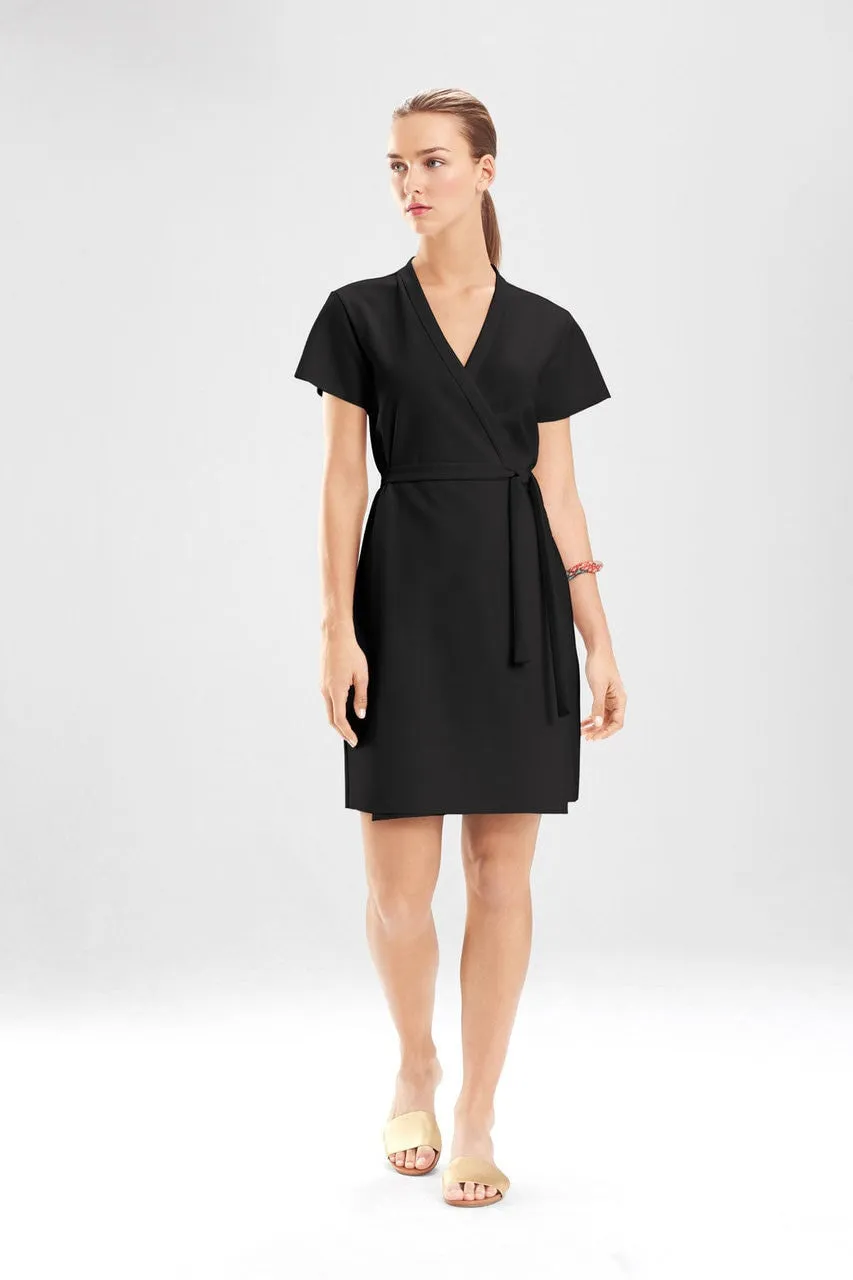 Ponte Wrap Dress