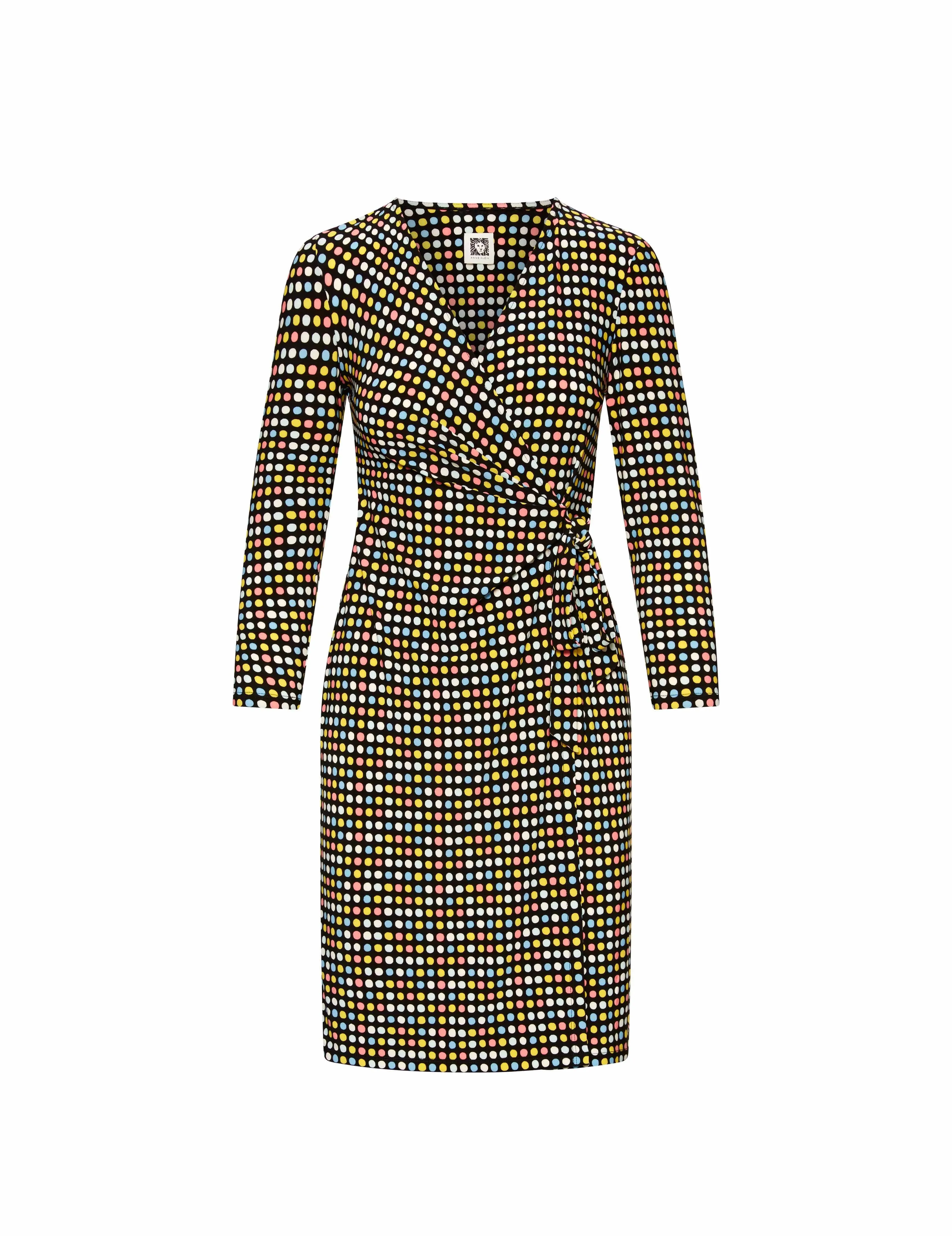 Printed Classic Wrap Dress- Sale