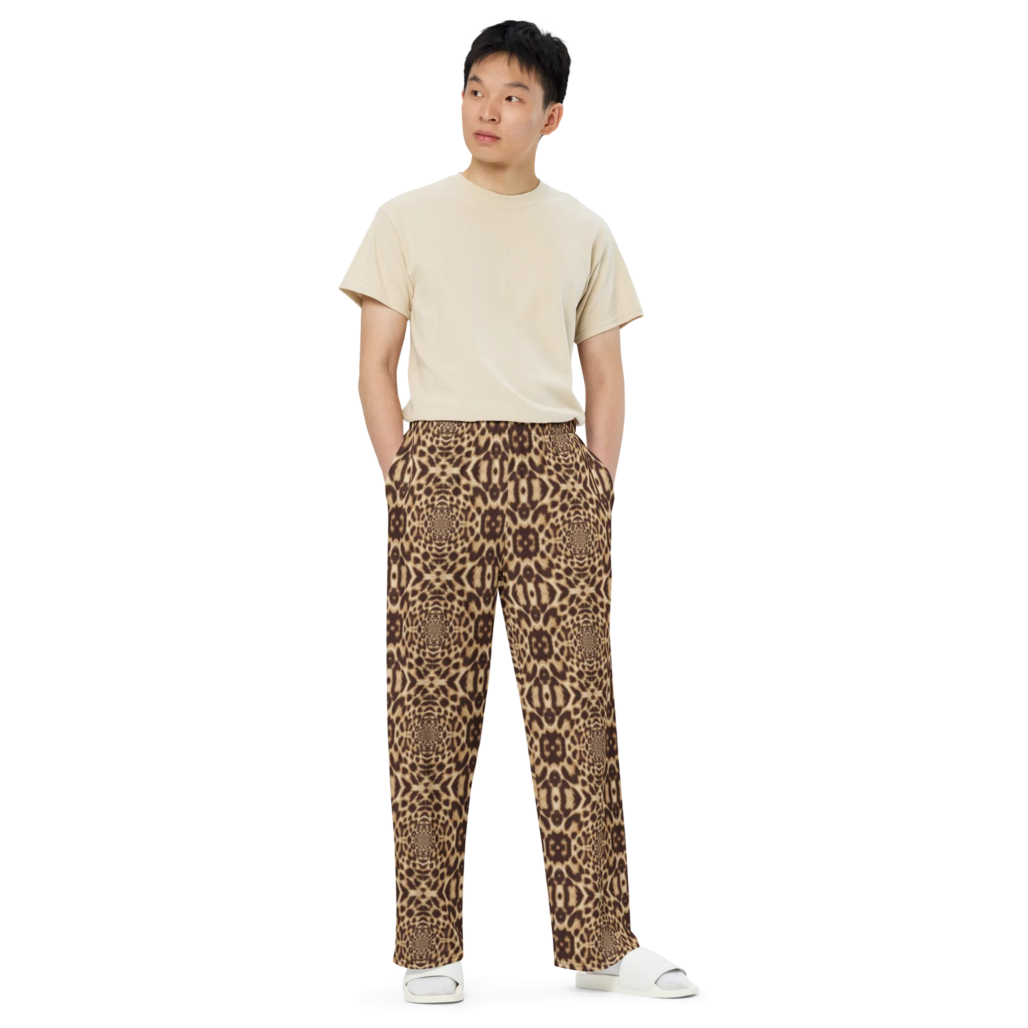 Recursia Contemplative Jaguar II Men's Wide Leg Pants