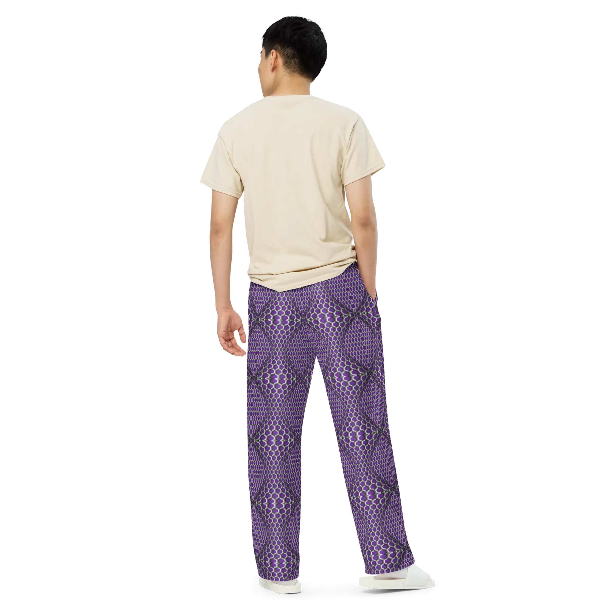 Recursia Illusions Game Men's Wide Leg Pants