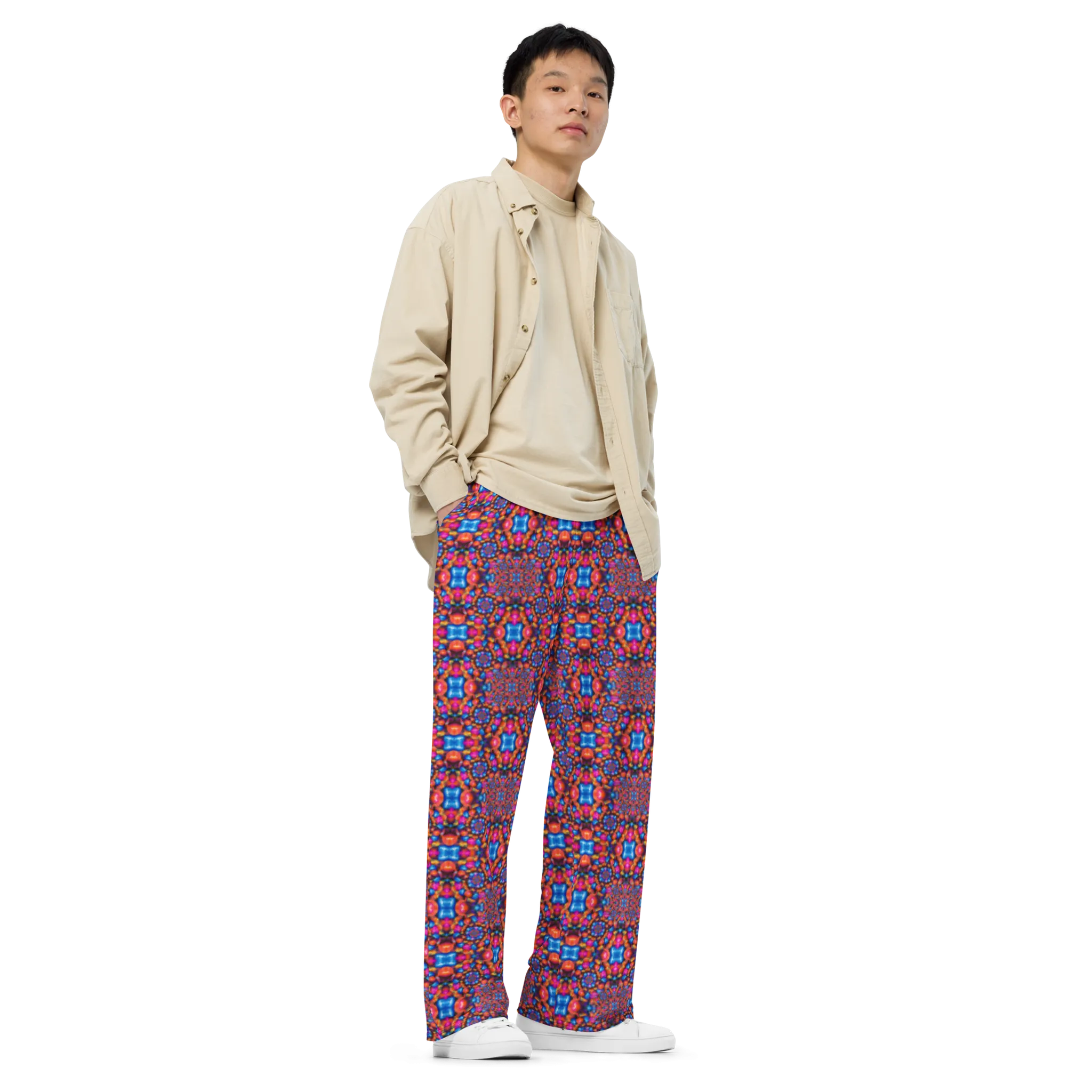 Recursia Indranet Men's Wide Leg Pants