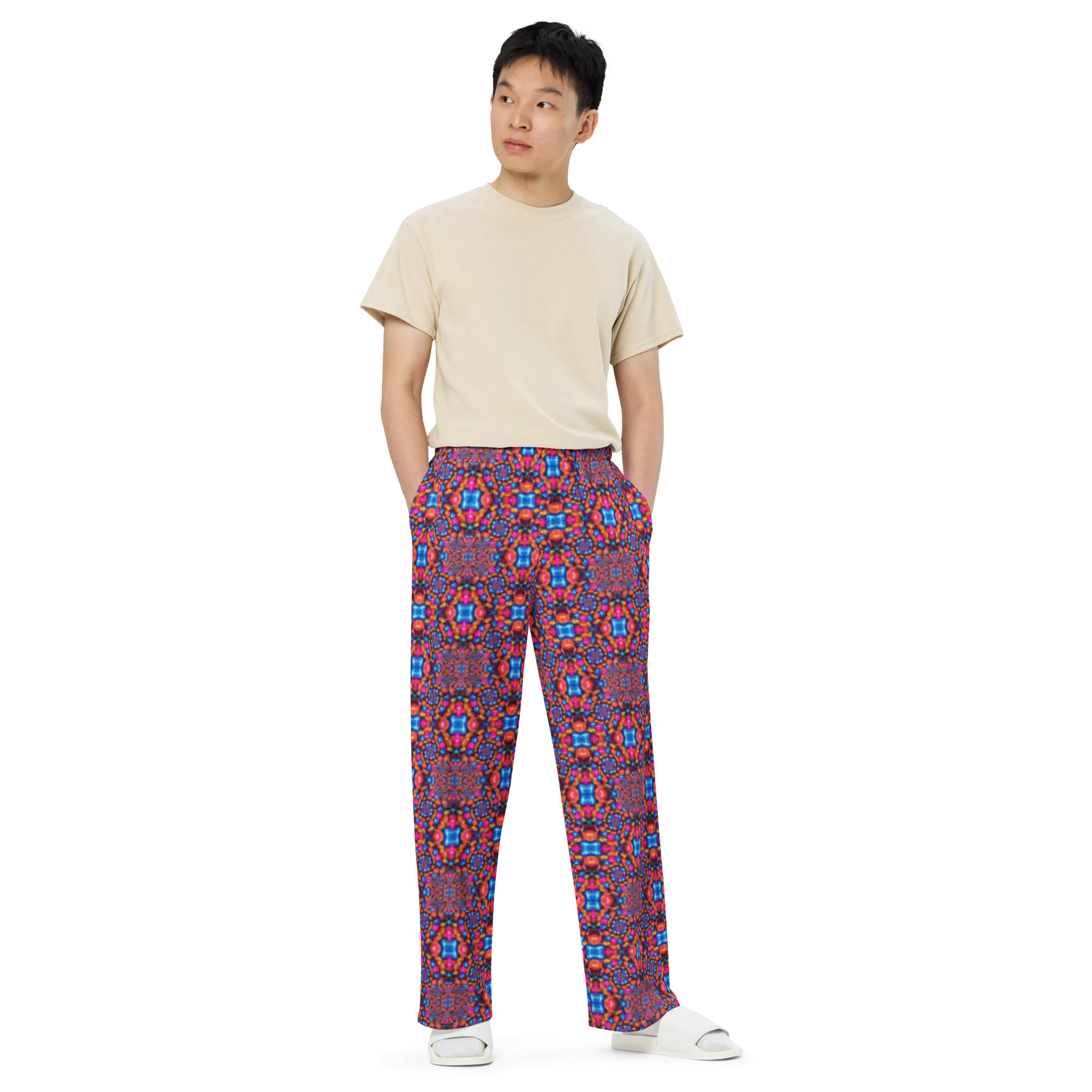 Recursia Indranet Men's Wide Leg Pants