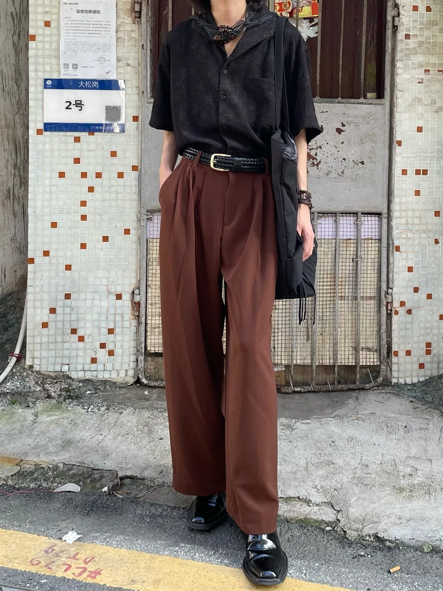 Retro Loose Slack Pants YMN0014