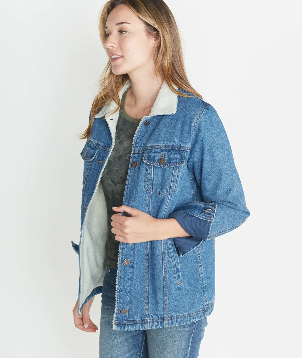 River Denim Sherpa Jacket