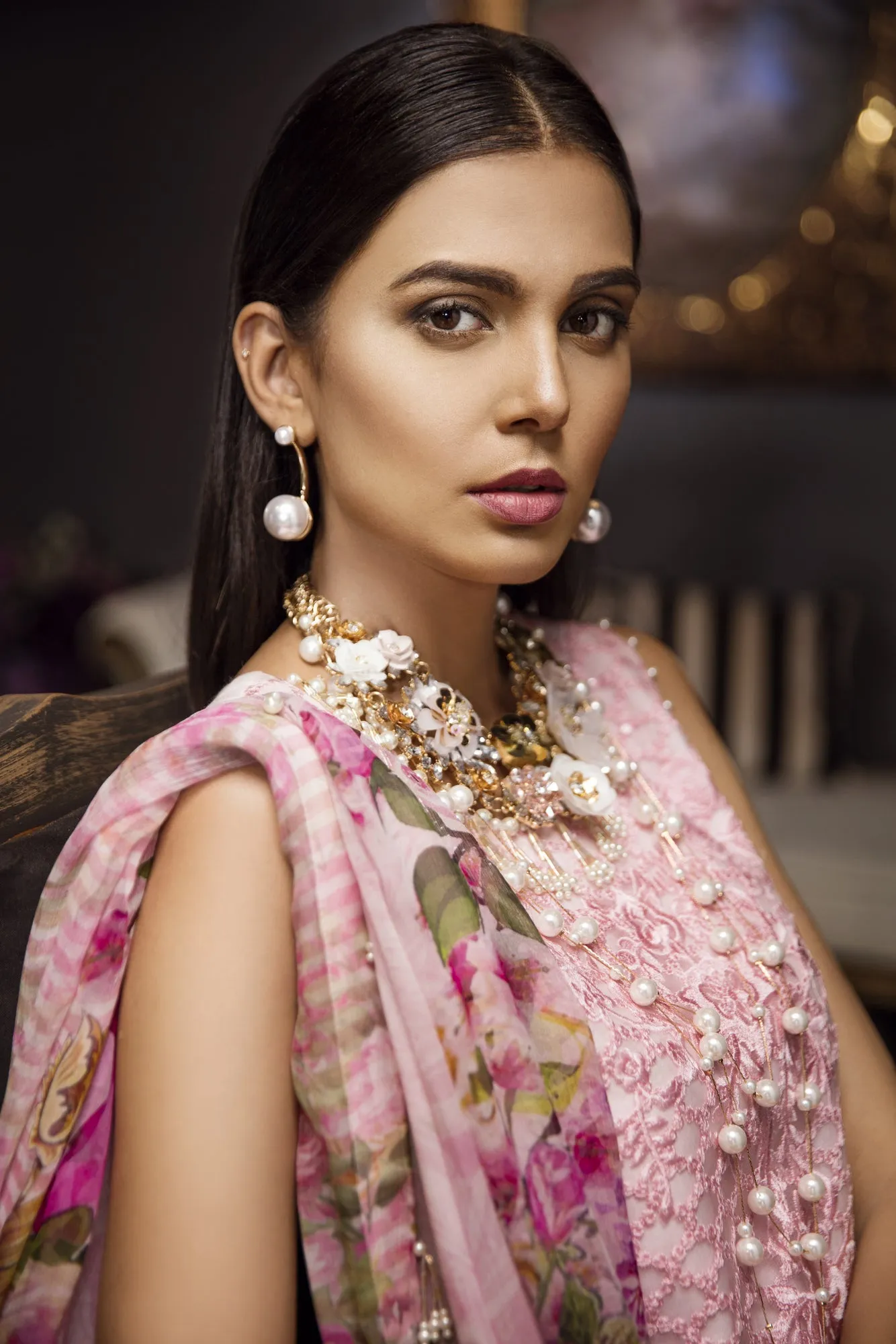 Saadia Asad Luxury Formals 2018 – 02 Rose Fling