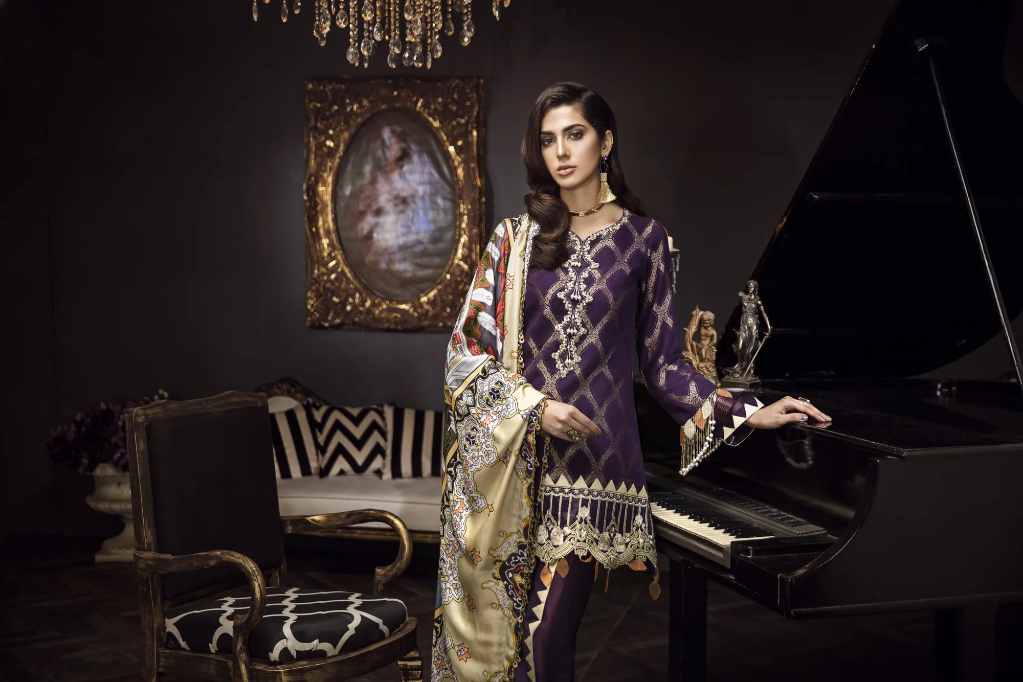 Saadia Asad Luxury Formals 2018 – 03 Amethyst