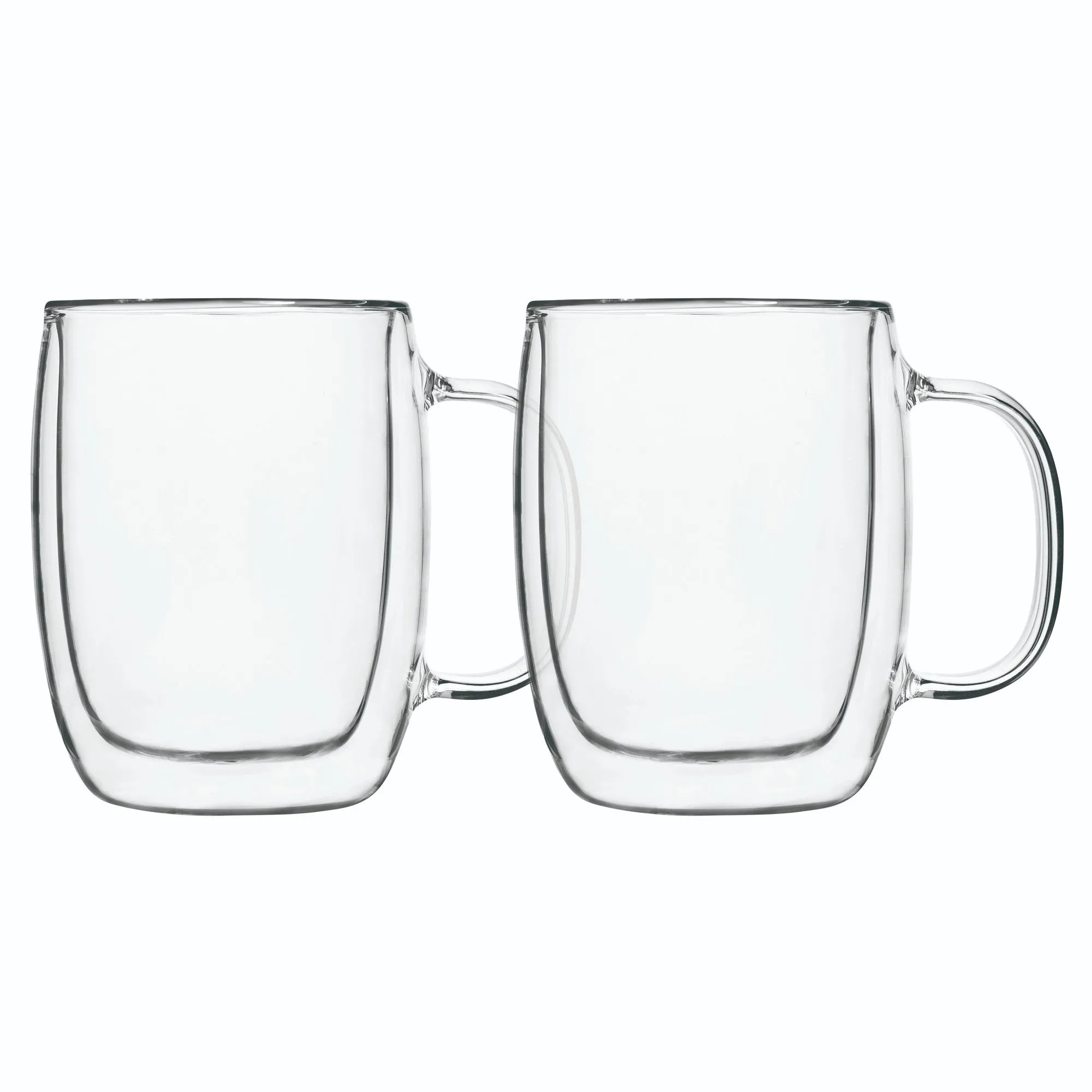 Safdie & Co. Americanp Glass Double Wall 4PC Set 350ML Barista