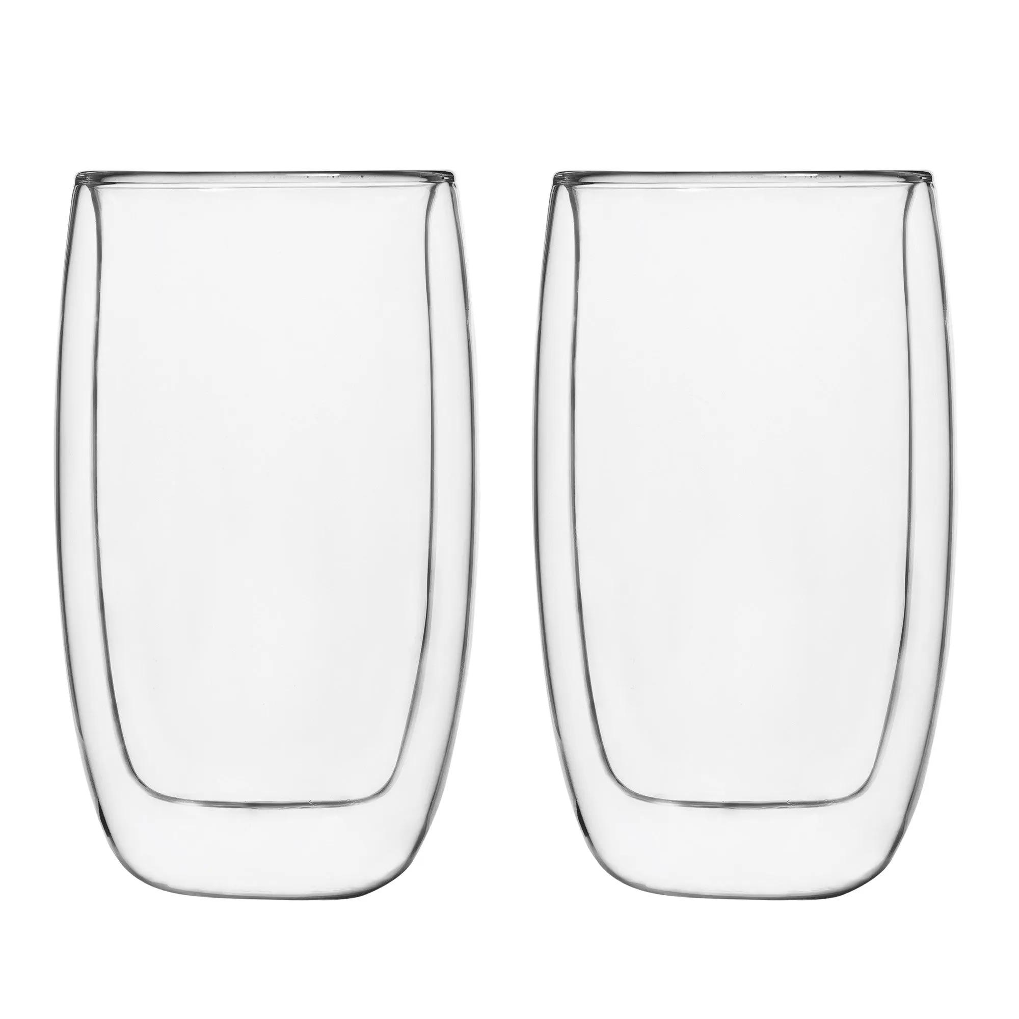 Safdie & Co. Macchiato Glass Double Wall 4PC Set 380ML Barista