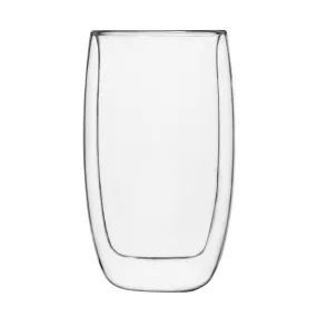 Safdie & Co. Macchiato Glass Double Wall 4PC Set 380ML Barista