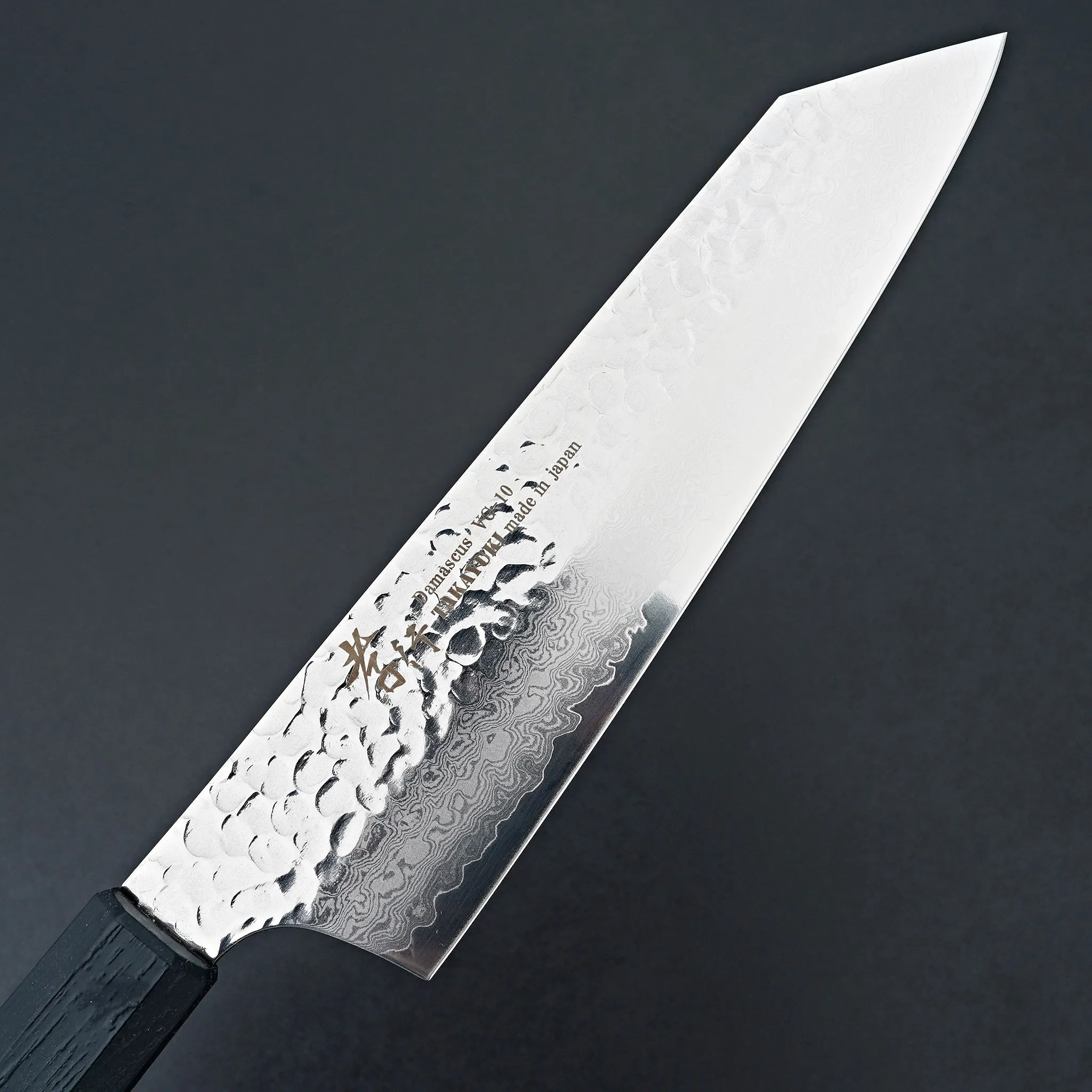 Sakai Takayuki Nanairo Green Tortoiseshell 33 Layer Damascus Kengata 190mm