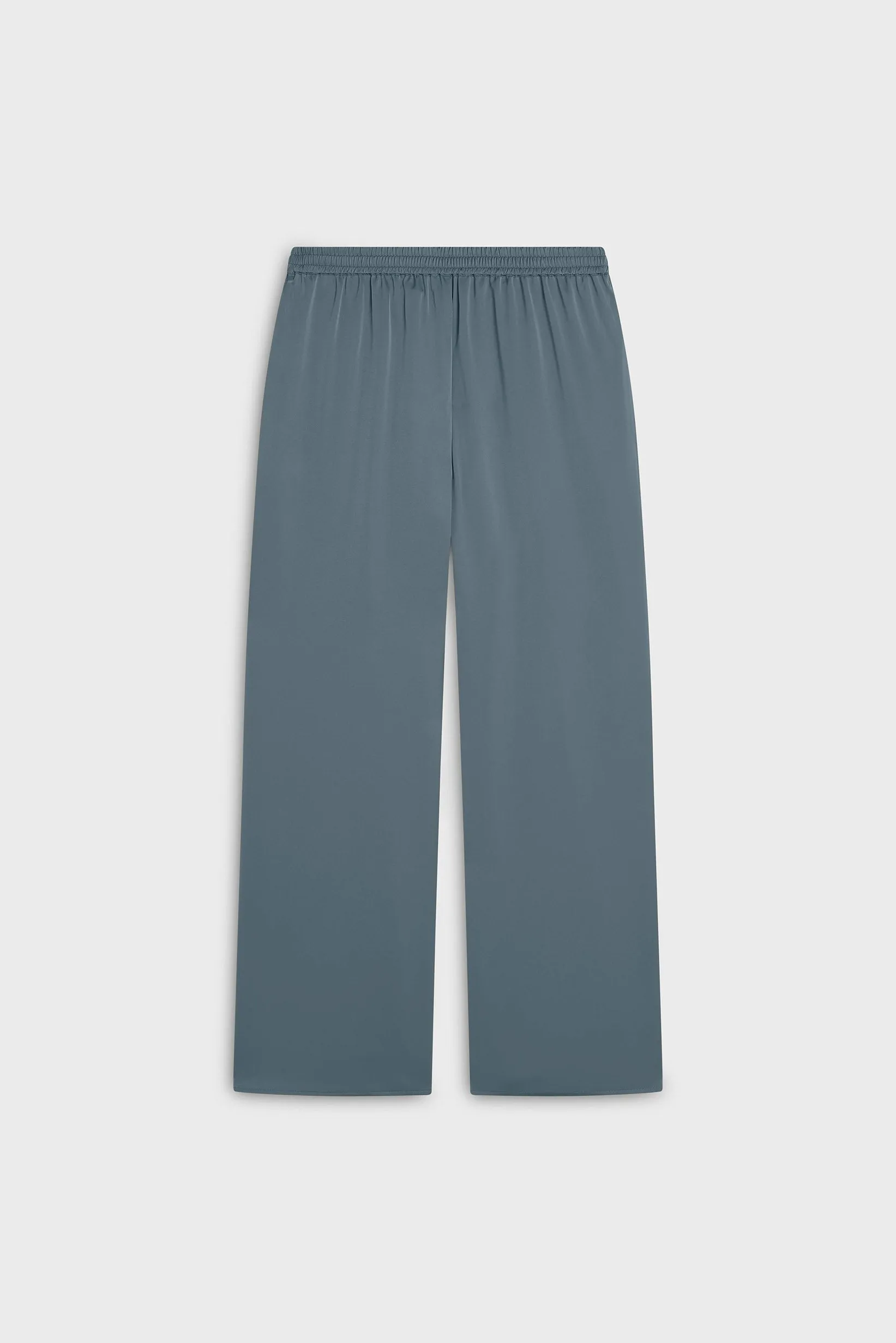 Satin Pants | Dusty Indigo