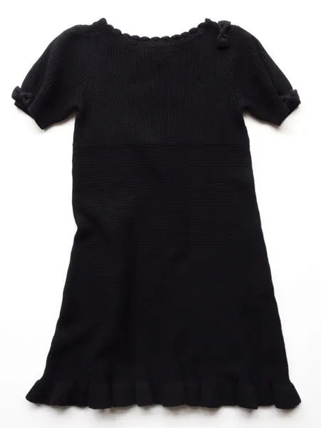 Saurette Black Sweater Dress Sizes 2-8 llbd shop Exculsive