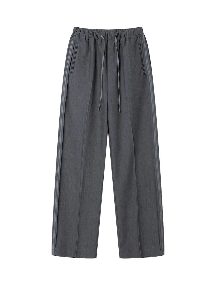 SIDE STTICH STRAIGHT PANTS BKC0008