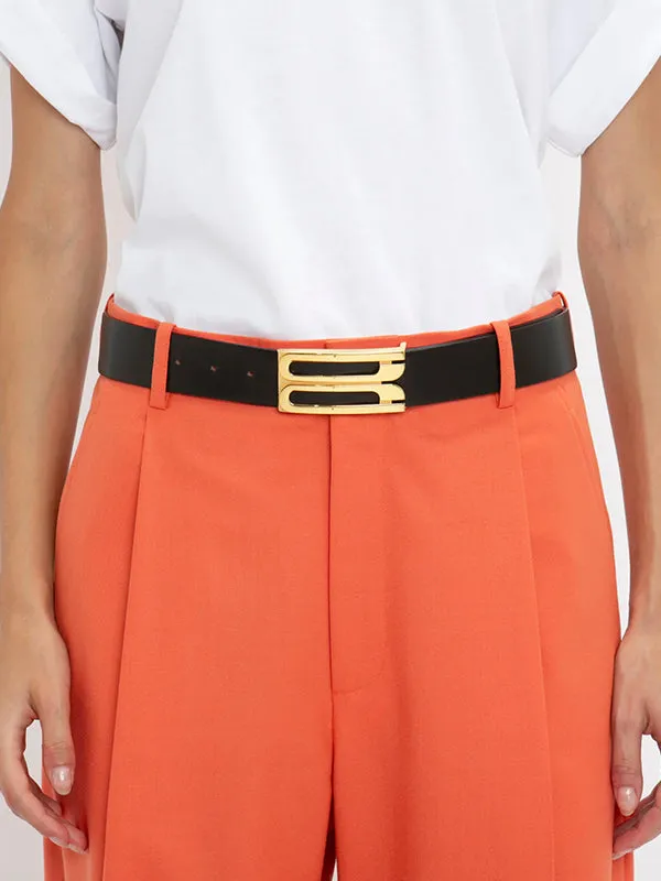 Single Pleat Trouser in Papaya