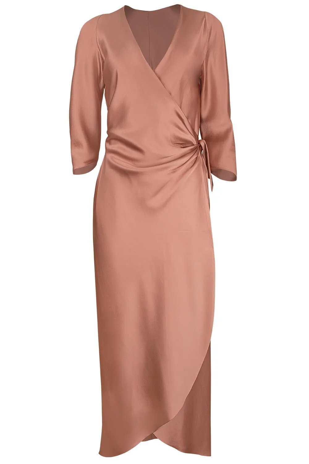 Sleeve Sign Wrap Dress - Penny