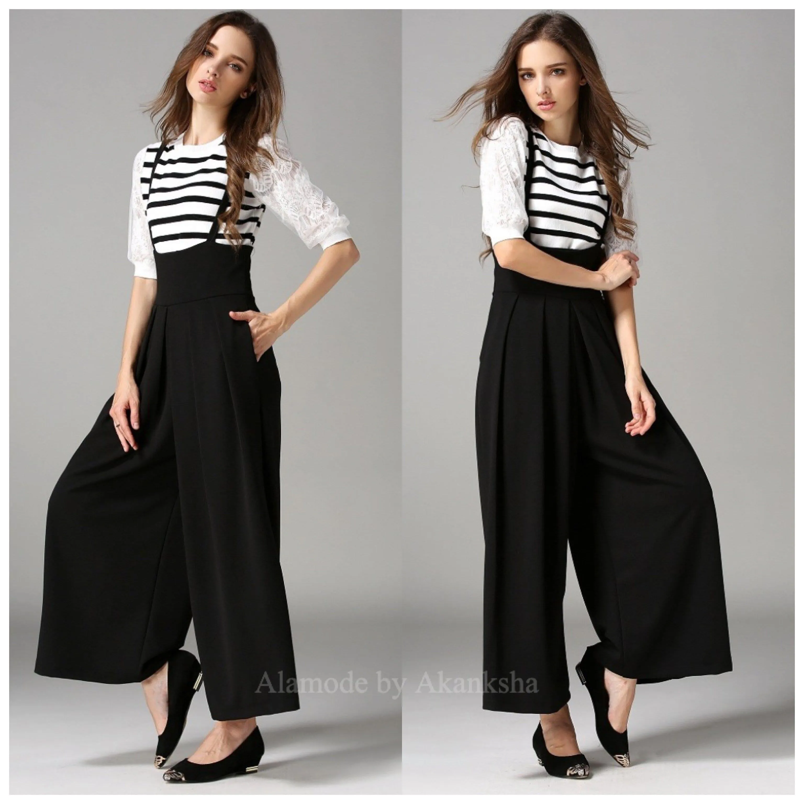 Statement Suspender Pants - Celebrity Favorite