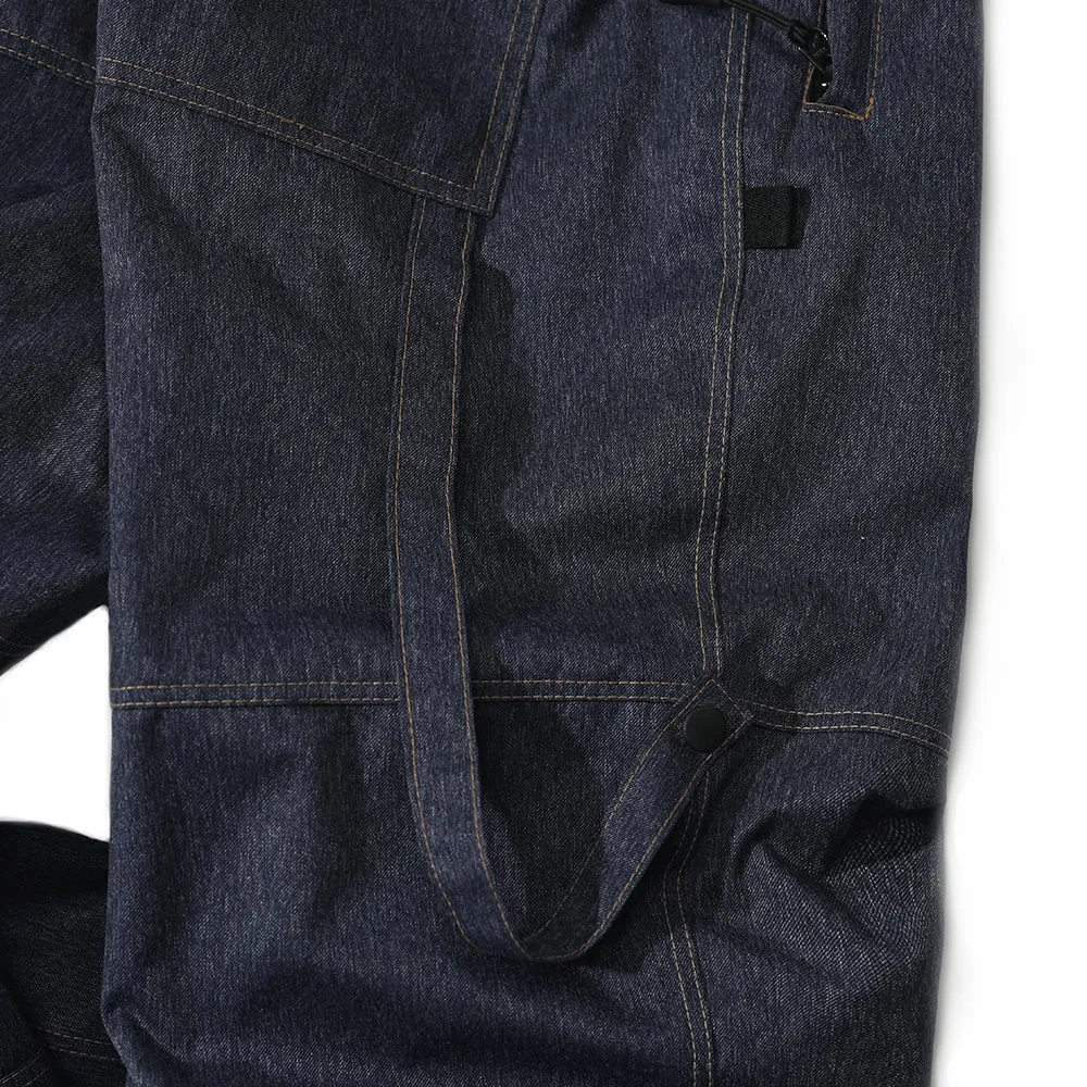 STITCH ONE POCKET TRACK PANTS DENIM BLUE