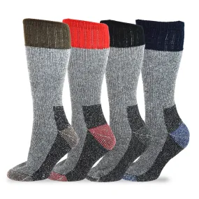 TeeHee Socks Women's Thermal Wool Crew 4-Pack (51078)