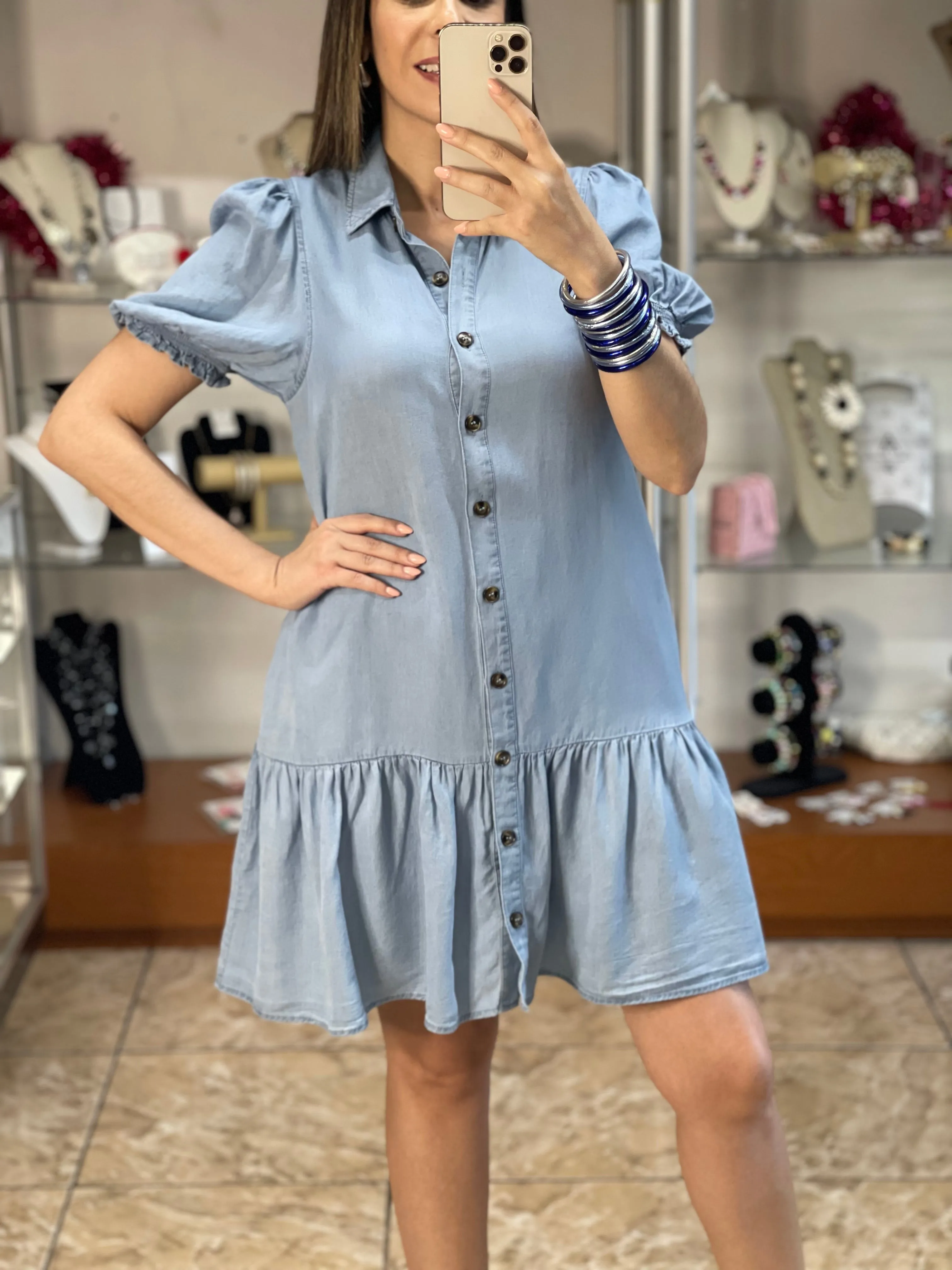 Tencel Mini Dress