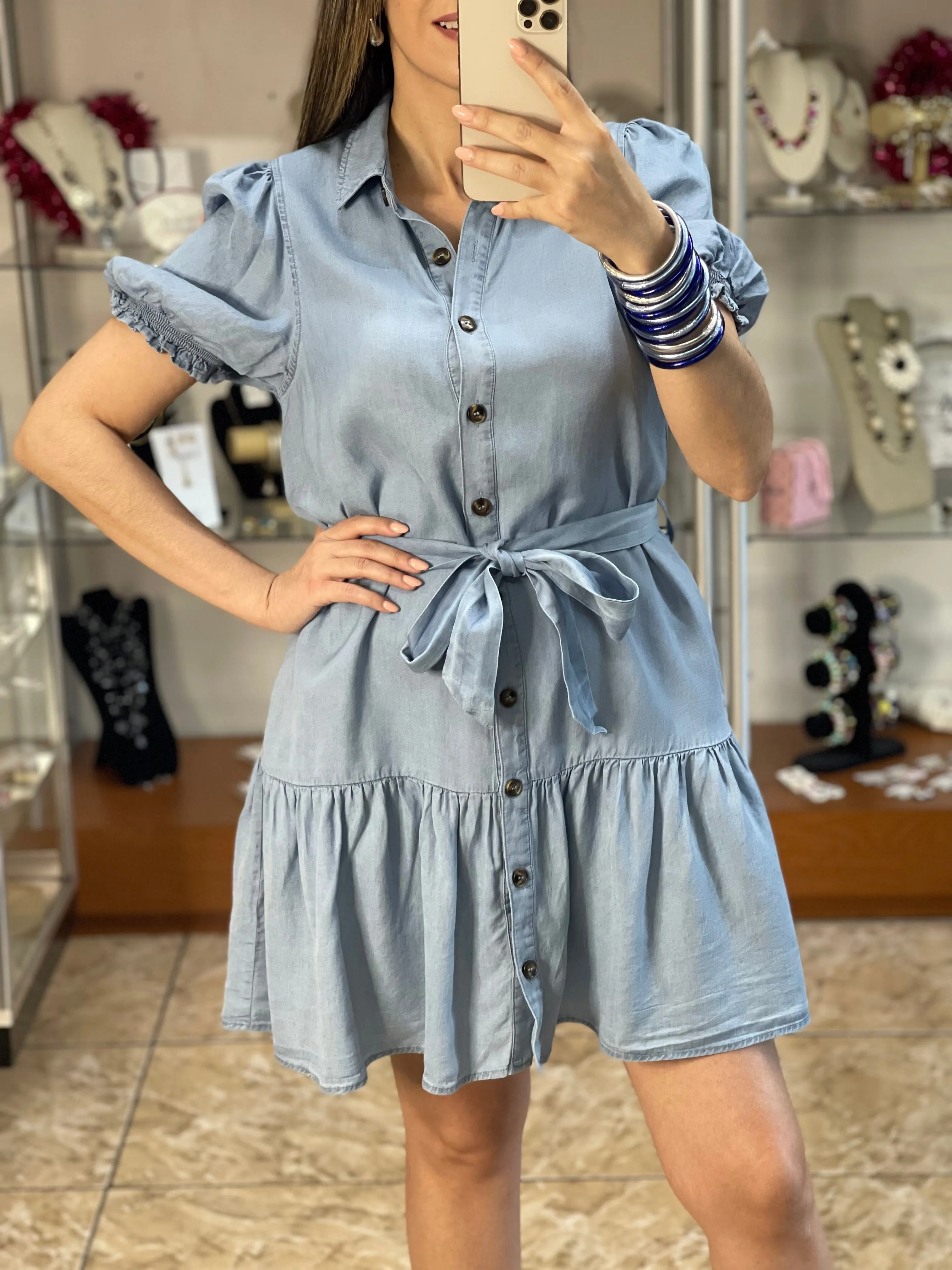 Tencel Mini Dress