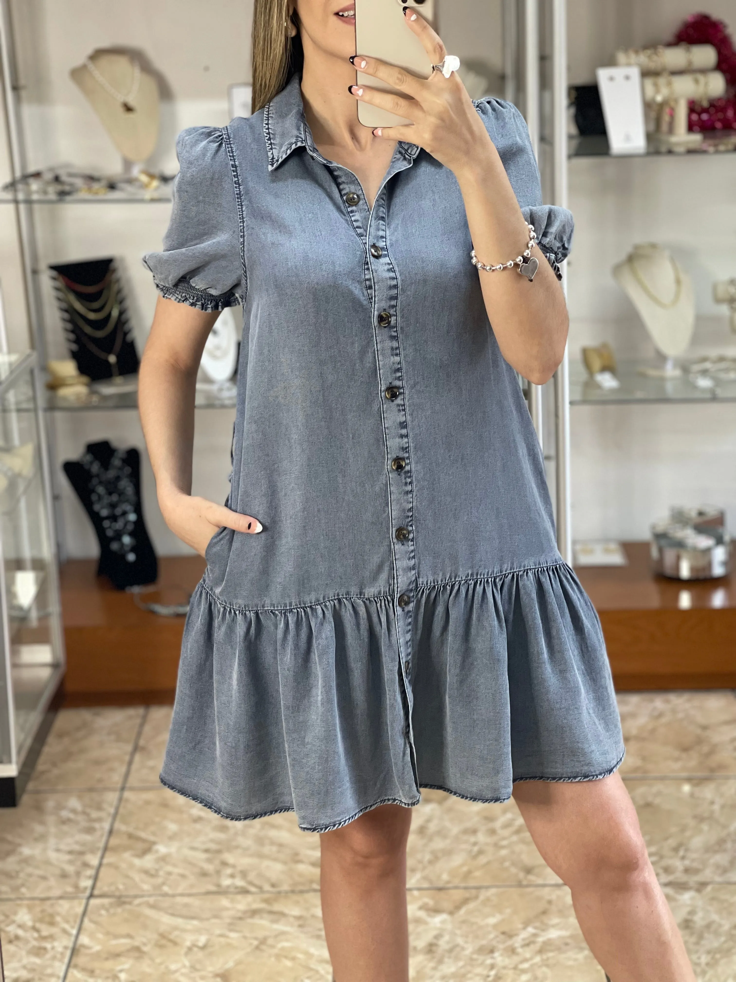 Tencel Mini Dress