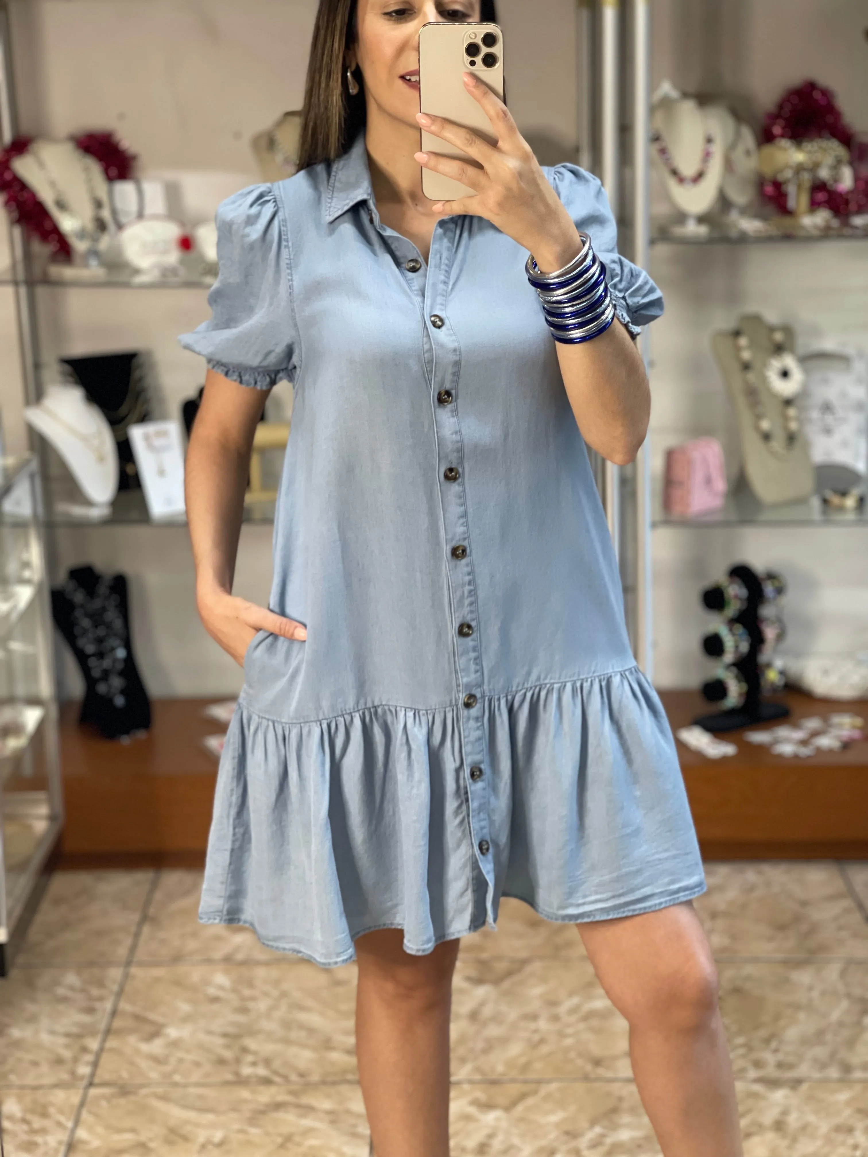 Tencel Mini Dress