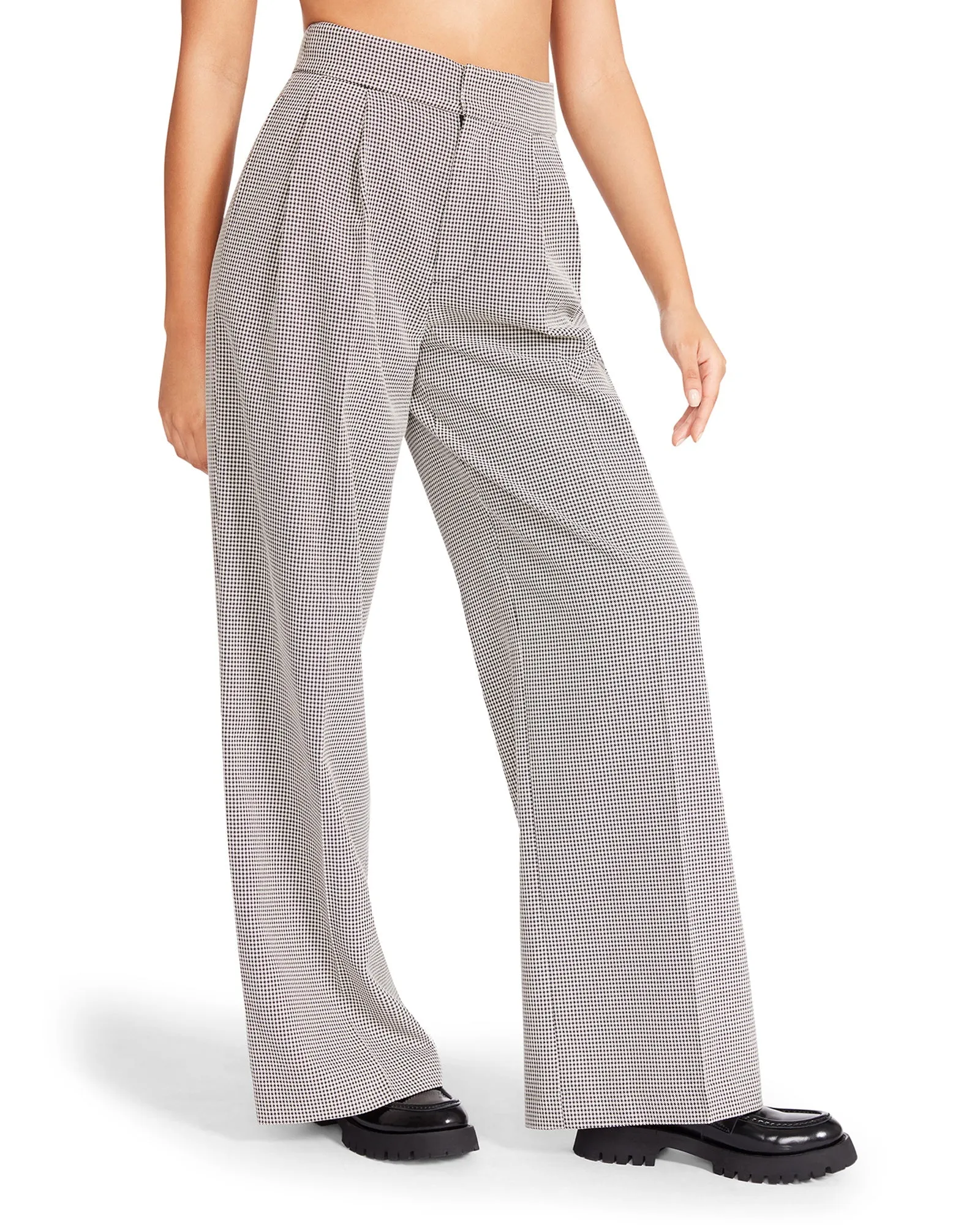 The Isabella Wide Leg Pant - Gingham