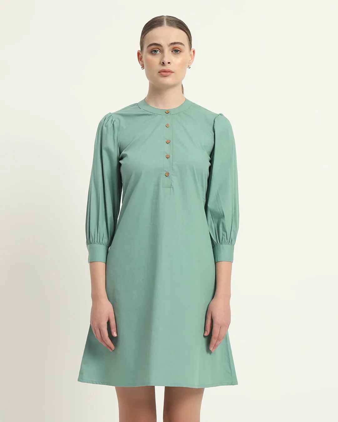 The Roslyn Mint Cotton Dress