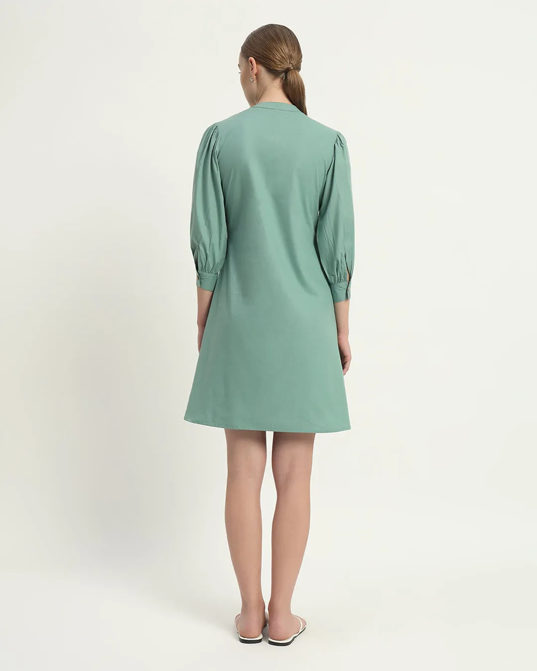 The Roslyn Mint Cotton Dress