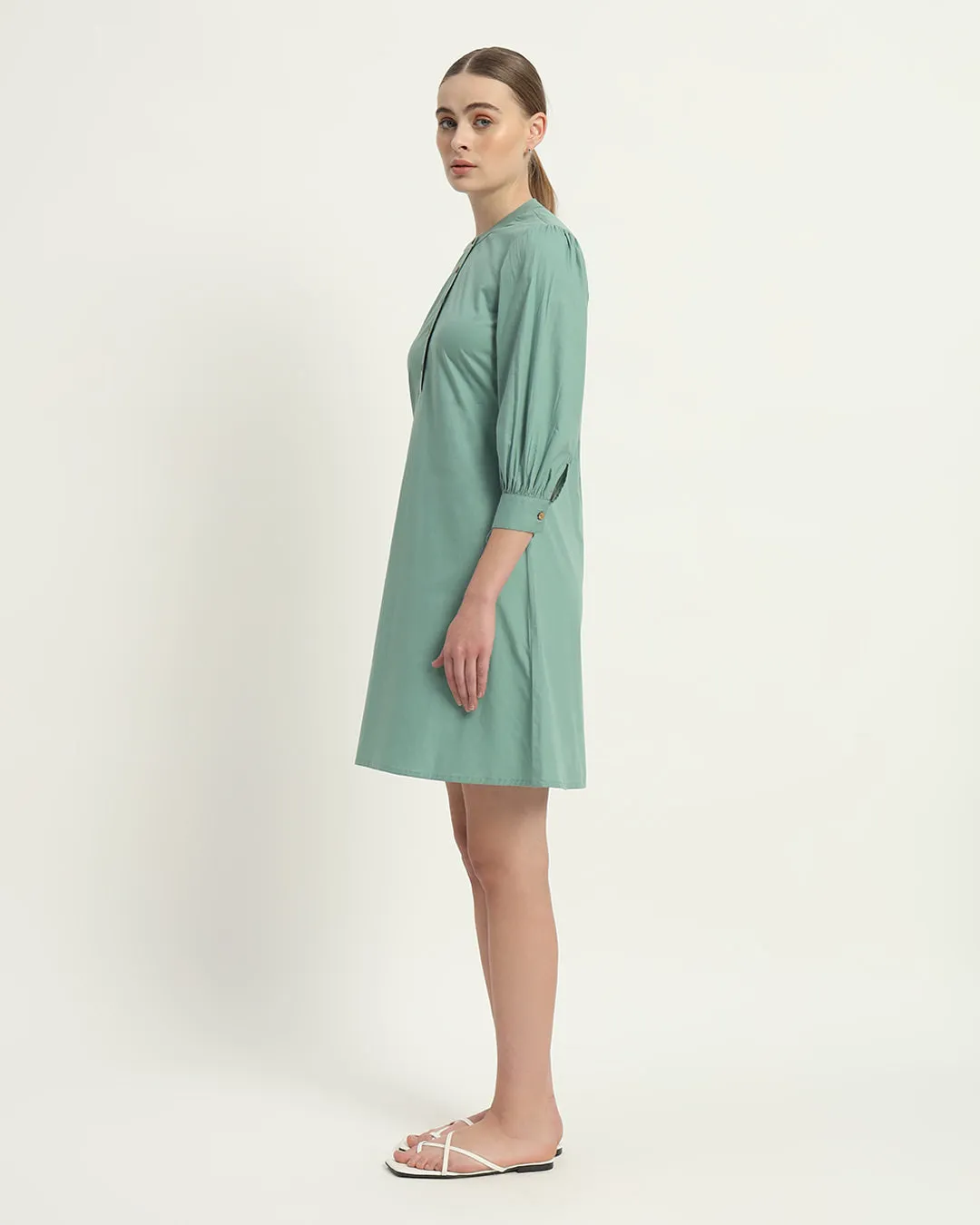 The Roslyn Mint Cotton Dress