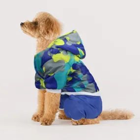 Thick Coat Winter Hooded Camouflage Warm Puppy Jacket