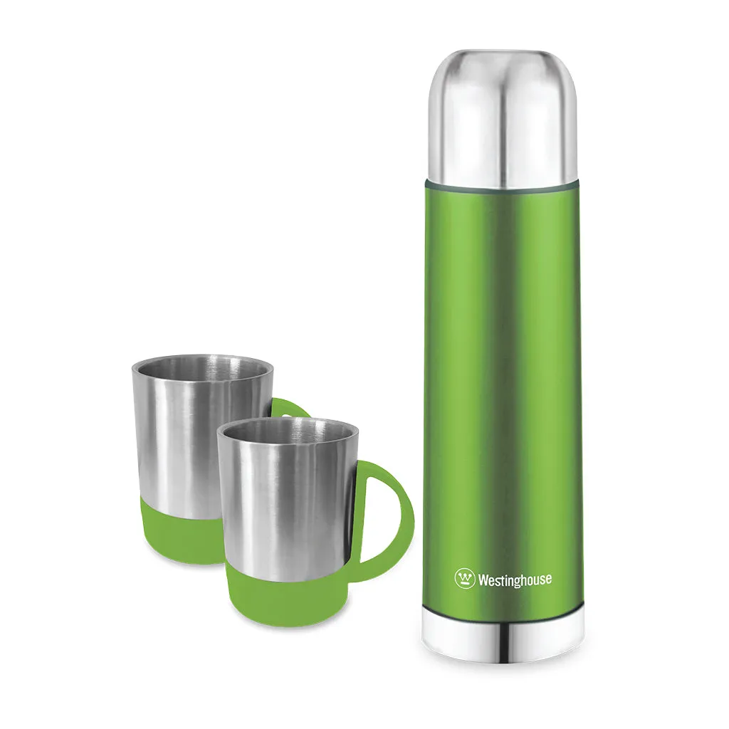 Vacuum Bottle with Mug Set